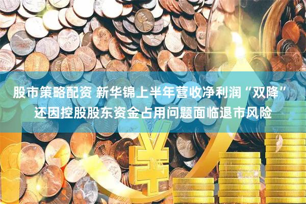 股市策略配资 新华锦上半年营收净利润“双降” 还因控股股东资金占用问题面临退市风险